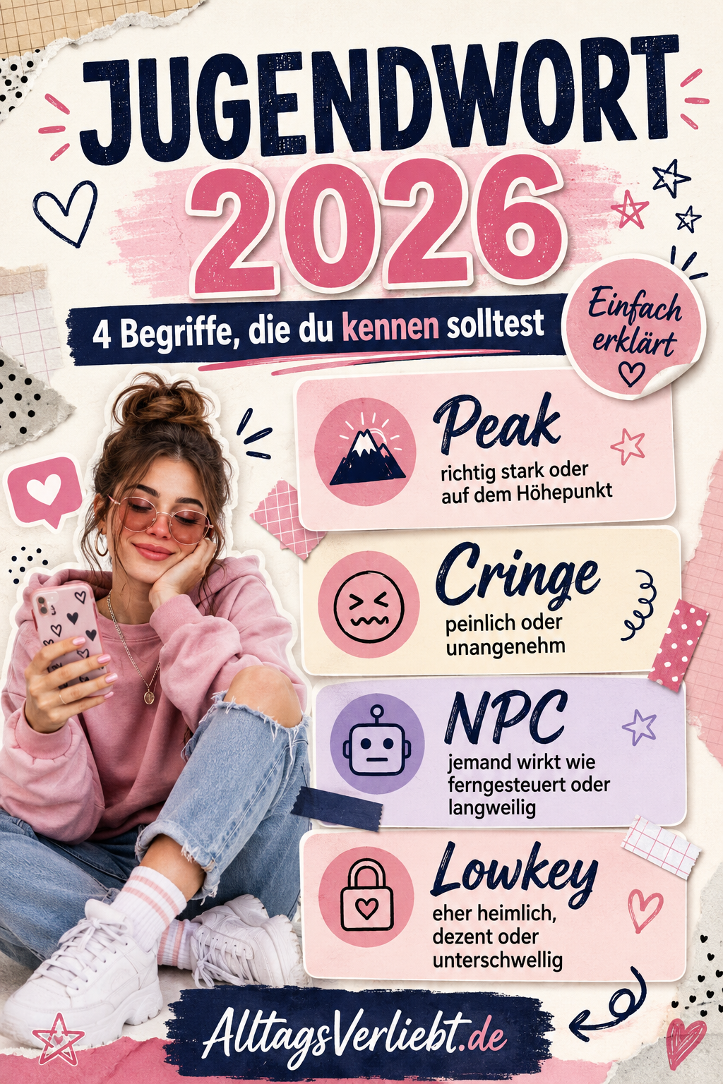 Jugendwort 2026 Bedeutung mit zehn Jugendwörtern einfach erklärt